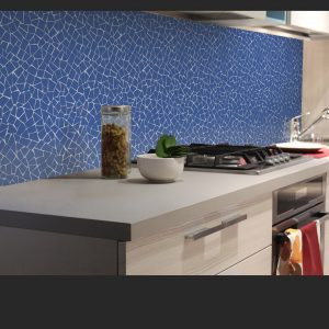 Malla mosaico trencadís Monocolor Mar Brillo 50×50 cm €/m²