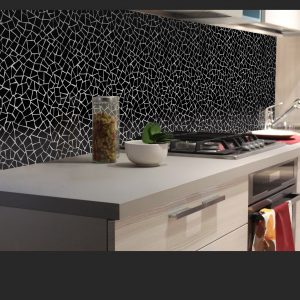 Malla mosaico trencadís Monocolor Negro Brillo 50x50 cm €/m²