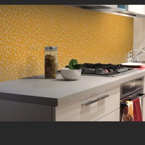 Malla mosaico trencadís Monocolor Ocre Brillo 50x50 cm €/m²